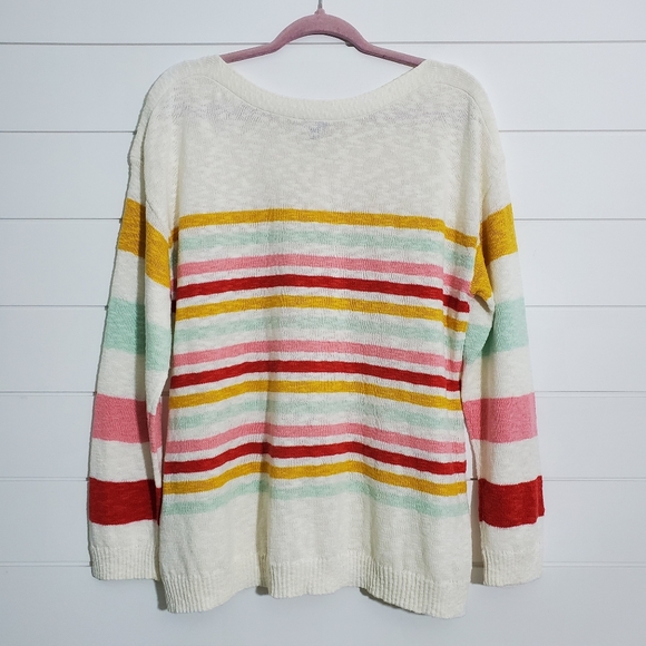 Talbots Women's Slub Boatneck Pullover Sweater. Size: XL Petite - Picture 3 of 10